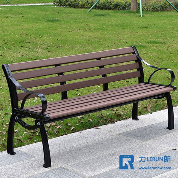 公园靠背座椅 园林椅 铸铝公园椅 塑木公园椅 仿木纹公园椅