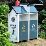 仿古建筑分类垃圾桶 公园景区分类果皮桶 定制分