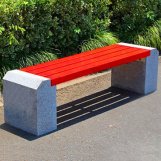 公园座椅 石材平凳
